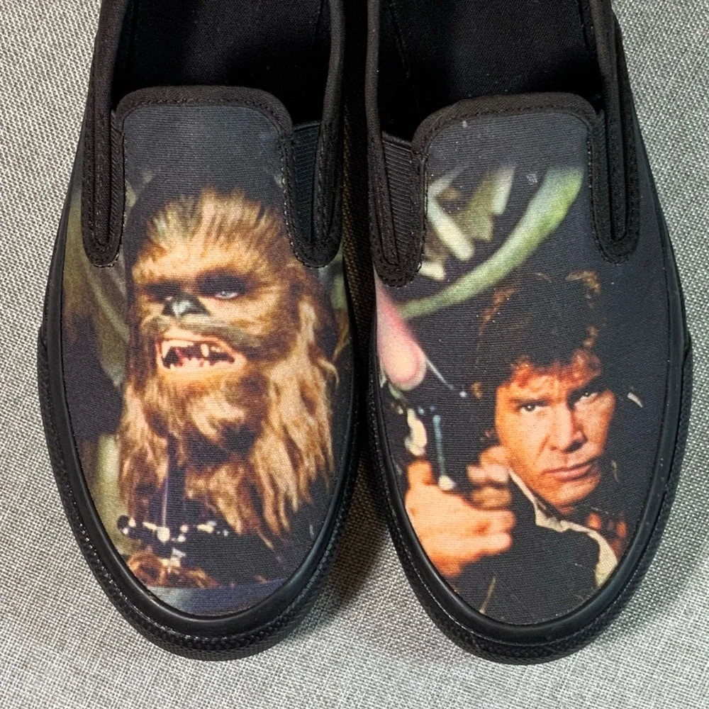 Sperry Star Wars Slip On Shoes Womens 11 Chewbacca Han Solo - Picture 7 of 9